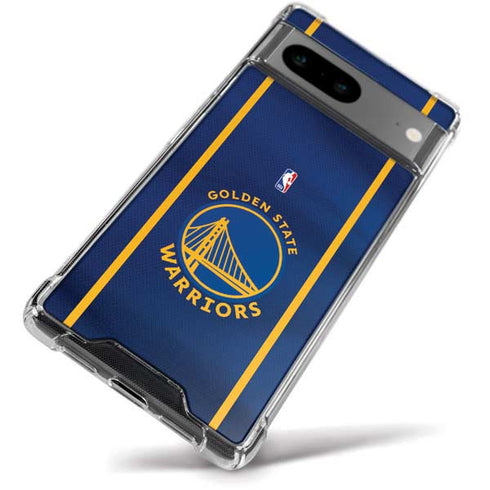 NBA Golden State Warriors Jersey Google Pixel 8a Clear Case